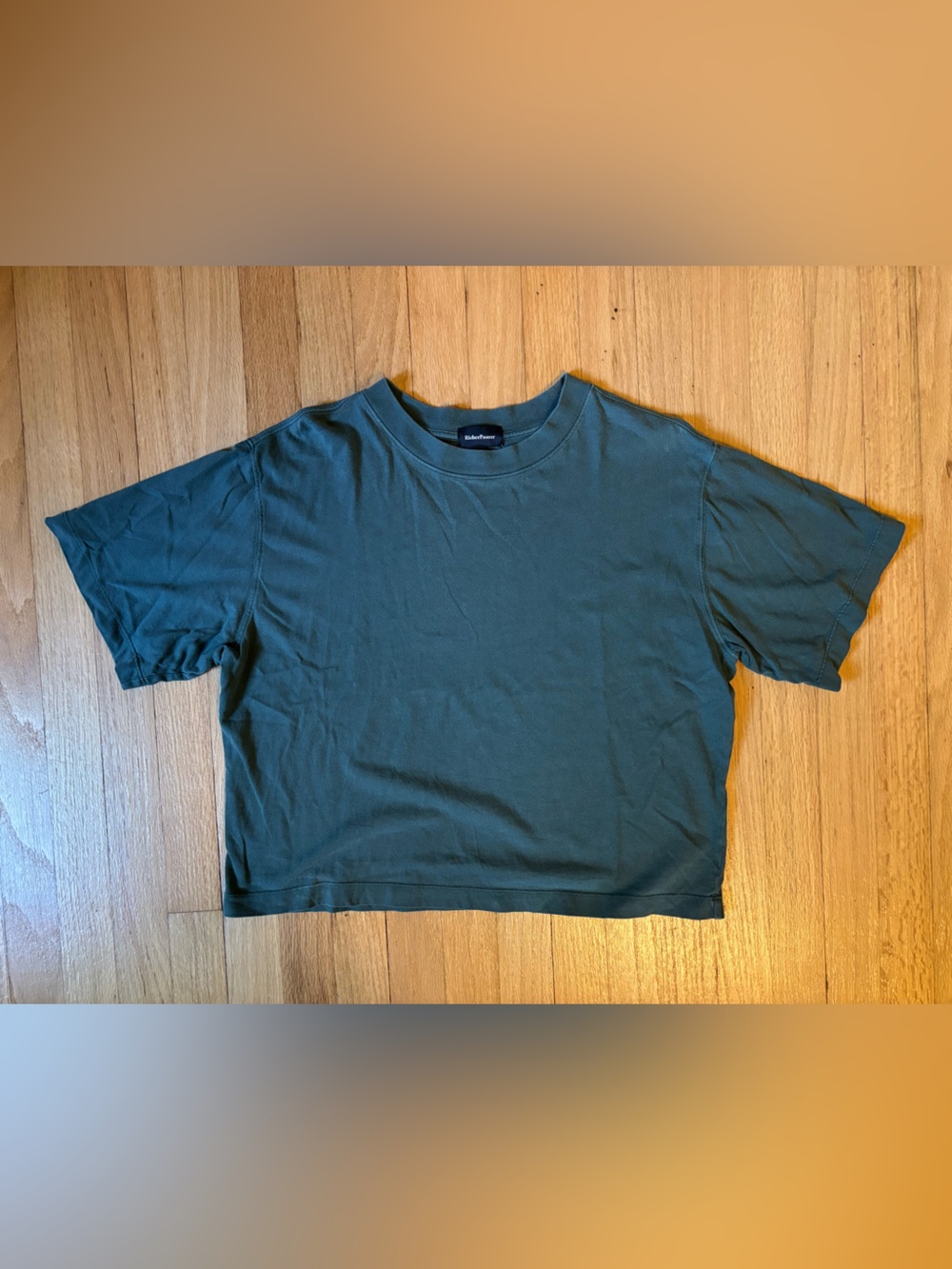 Richer Poorer Boxy Cropped Tee | Size Medium